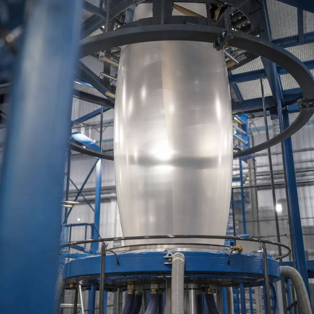 Blown film extrusion at Fusionpac