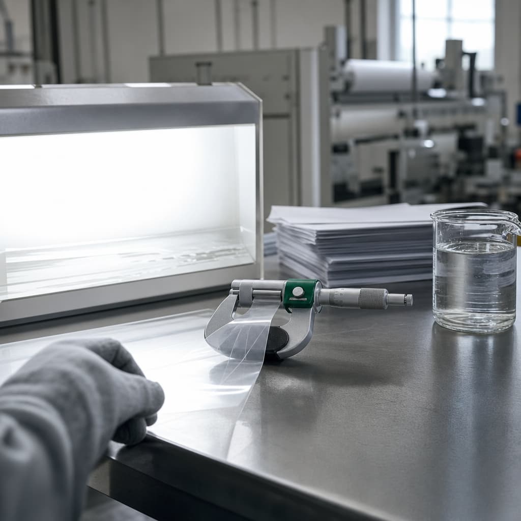 Quality control bench with dissolve testing and batch records